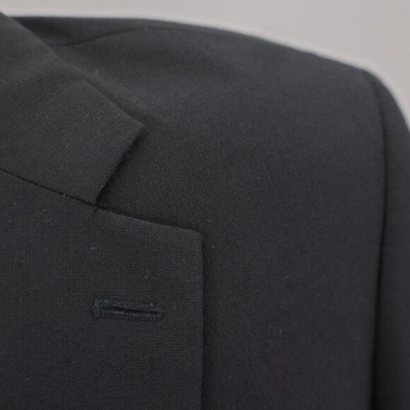 Pronto Uomo Wool Gray 2 Piece Suit 40R 36 / 33 Mid Rise Flat Front 2 Button Line - Picture 5 of 14